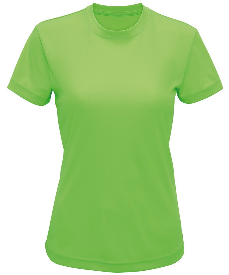Women's Tridri Recycled Performance T-Shirt in Lightning Green by TriDri — Custom branded clothing by Print Press, featuring premium embroidery produced in our specialist print lab in the UK.