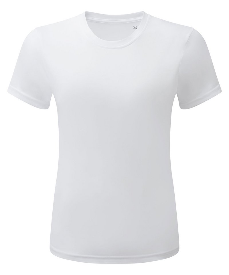 Women's Tridri Recycled Performance T-Shirt in White by TriDri — Custom branded clothing by Print Press, featuring premium embroidery produced in our specialist print lab in the UK.