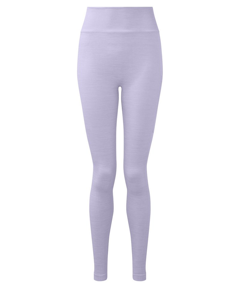 Women's Tridri Recycled Seamless 3D Fit Multi-Sport Flex Leggings in Lilac Melange by TriDri — Custom branded clothing by Print Press, featuring premium embroidery produced in our specialist print lab in the UK.