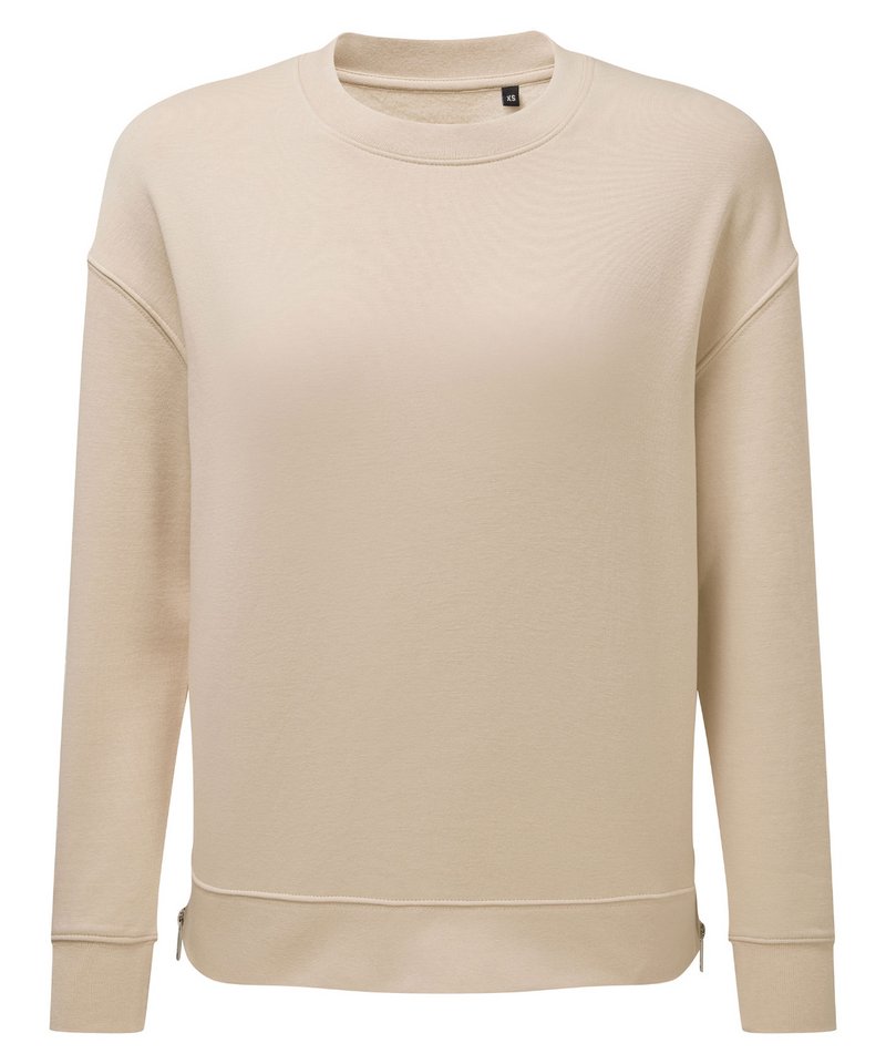 Women's Tridri Recycled Chill Zip Sweatshirt in Nude by TriDri — Custom branded clothing by Print Press, featuring premium embroidery produced in our specialist print lab in the UK.