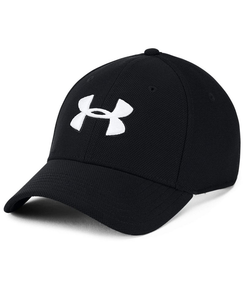 Blitzing 3.0 Cap in Black Black White by Under Armour — Custom branded clothing by Print Press, featuring premium embroidery produced in our specialist print lab in the UK.