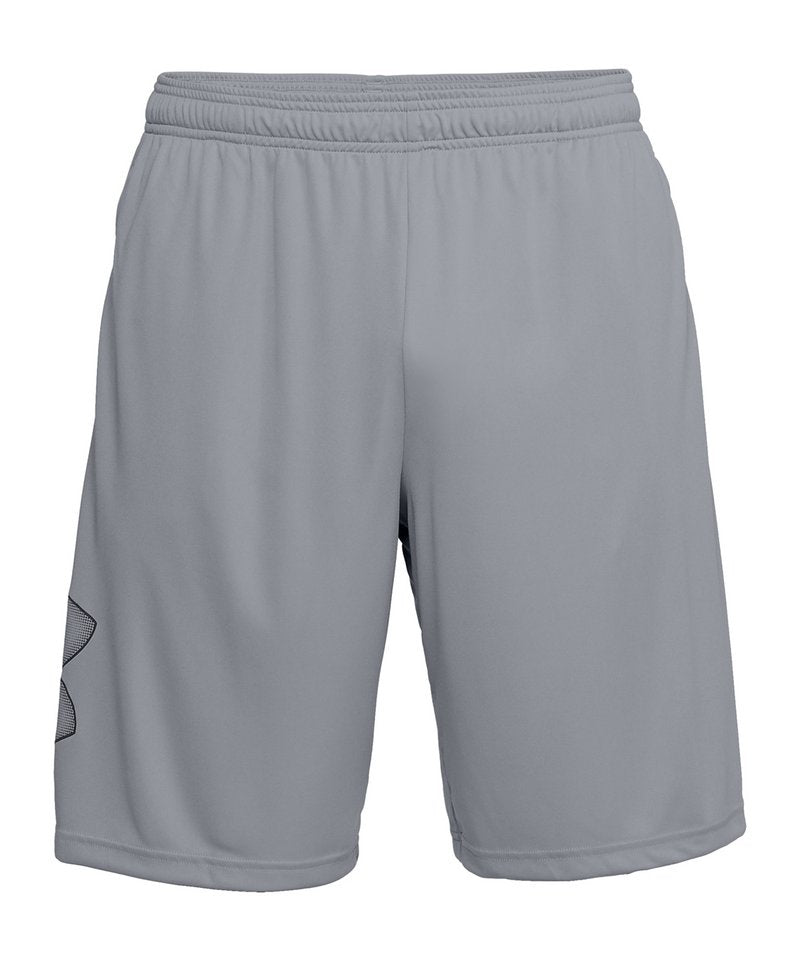 Tech™ Graphic Shorts in Steel Black by Under Armour — Custom branded clothing by Print Press, featuring premium embroidery produced in our specialist print lab in the UK.
