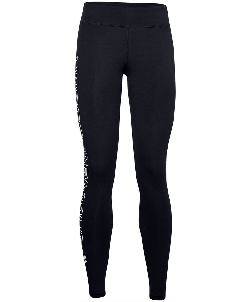 Women's Favourite Leggings in Black White by Under Armour — Custom branded clothing by Print Press, featuring premium embroidery produced in our specialist print lab in the UK.