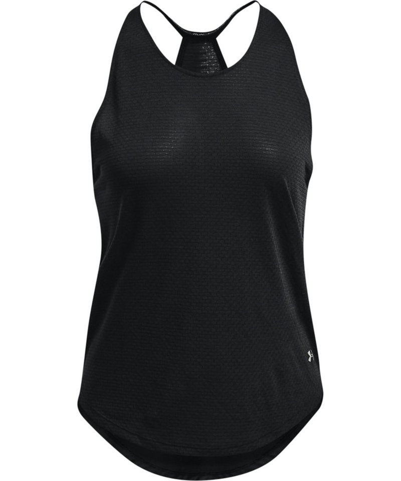 Under Armour Streaker Tank in Black Black Reflective by Under Armour — Custom branded clothing by Print Press, featuring premium embroidery produced in our specialist print lab in the UK.