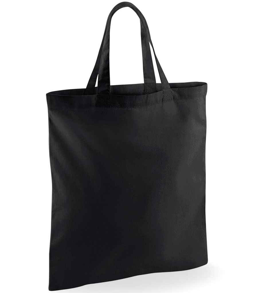 Westford Mill Bag For Life - Short Handles in ONE Black by Westford Mill — Custom branded clothing by Print Press, featuring premium embroidery produced in our specialist print lab in the UK.