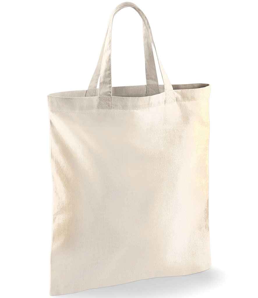 Westford Mill Bag For Life - Short Handles in ONE Natural by Westford Mill — Custom branded clothing by Print Press, featuring premium embroidery produced in our specialist print lab in the UK.