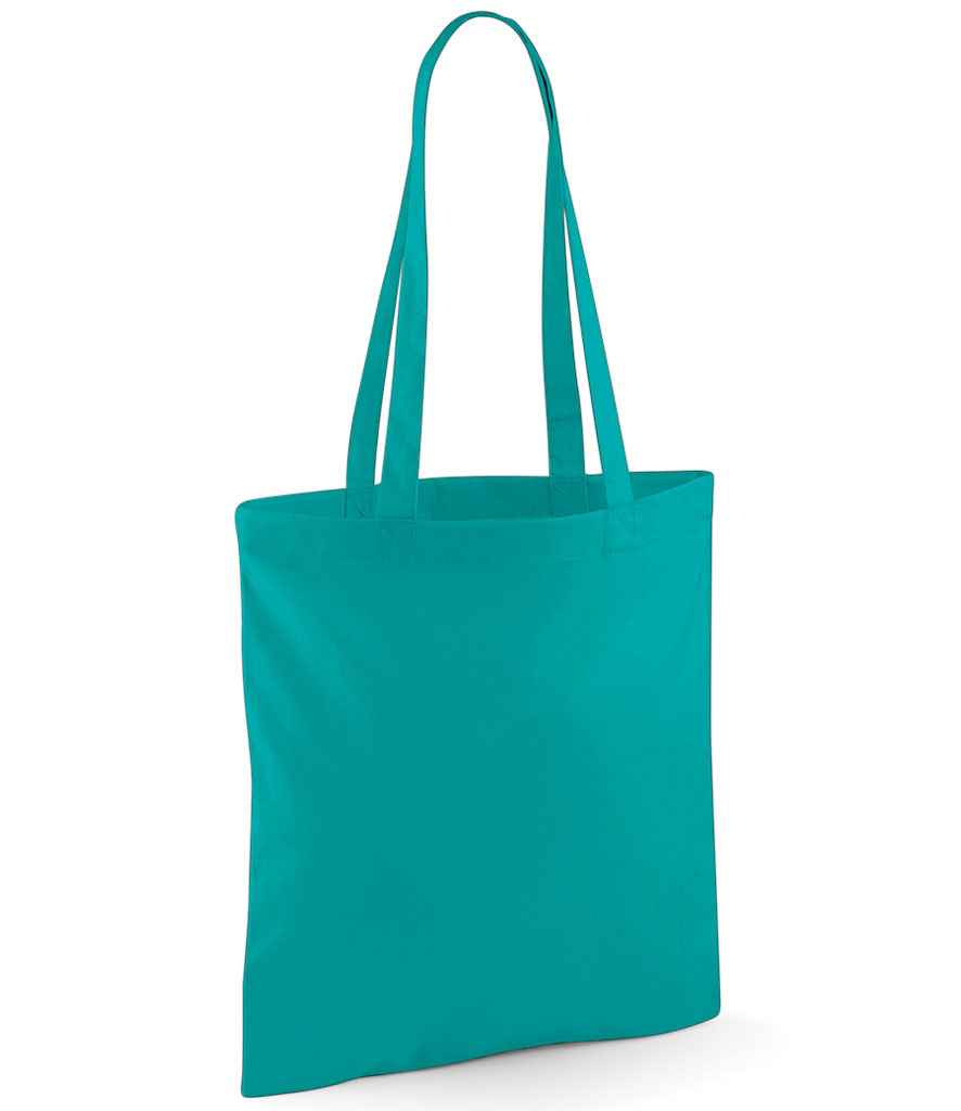 Westford Mill Bag For Life - Long Handles in ONE Emerald by Westford Mill — Custom branded clothing by Print Press, featuring premium embroidery produced in our specialist print lab in the UK.