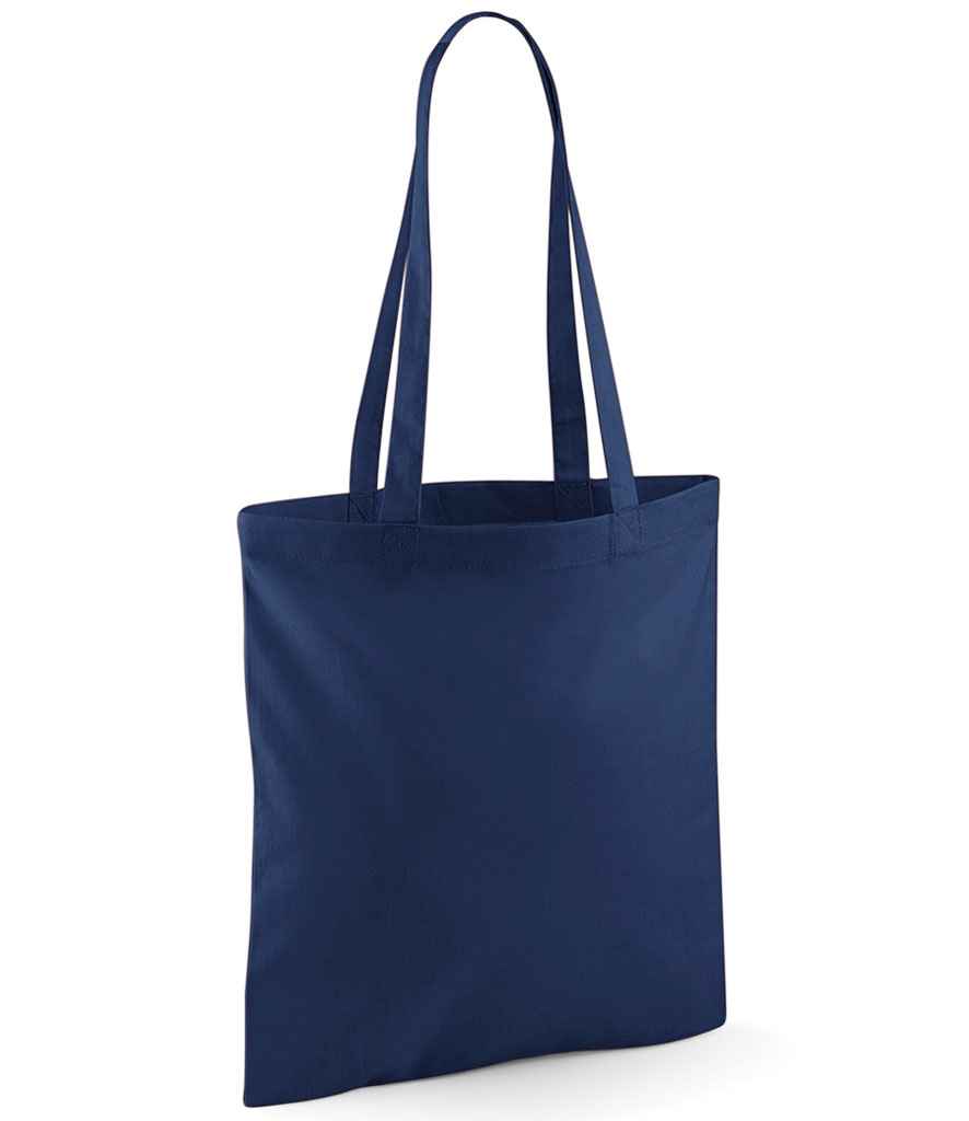 Westford Mill Bag For Life - Long Handles in ONE French Navy by Westford Mill — Custom branded clothing by Print Press, featuring premium embroidery produced in our specialist print lab in the UK.