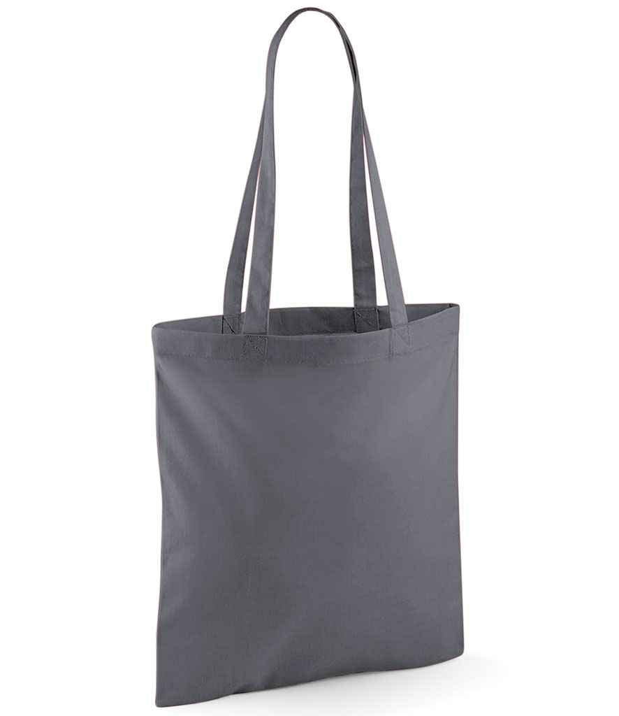 Westford Mill Bag For Life - Long Handles in ONE Graphite Grey by Westford Mill — Custom branded clothing by Print Press, featuring premium embroidery produced in our specialist print lab in the UK.