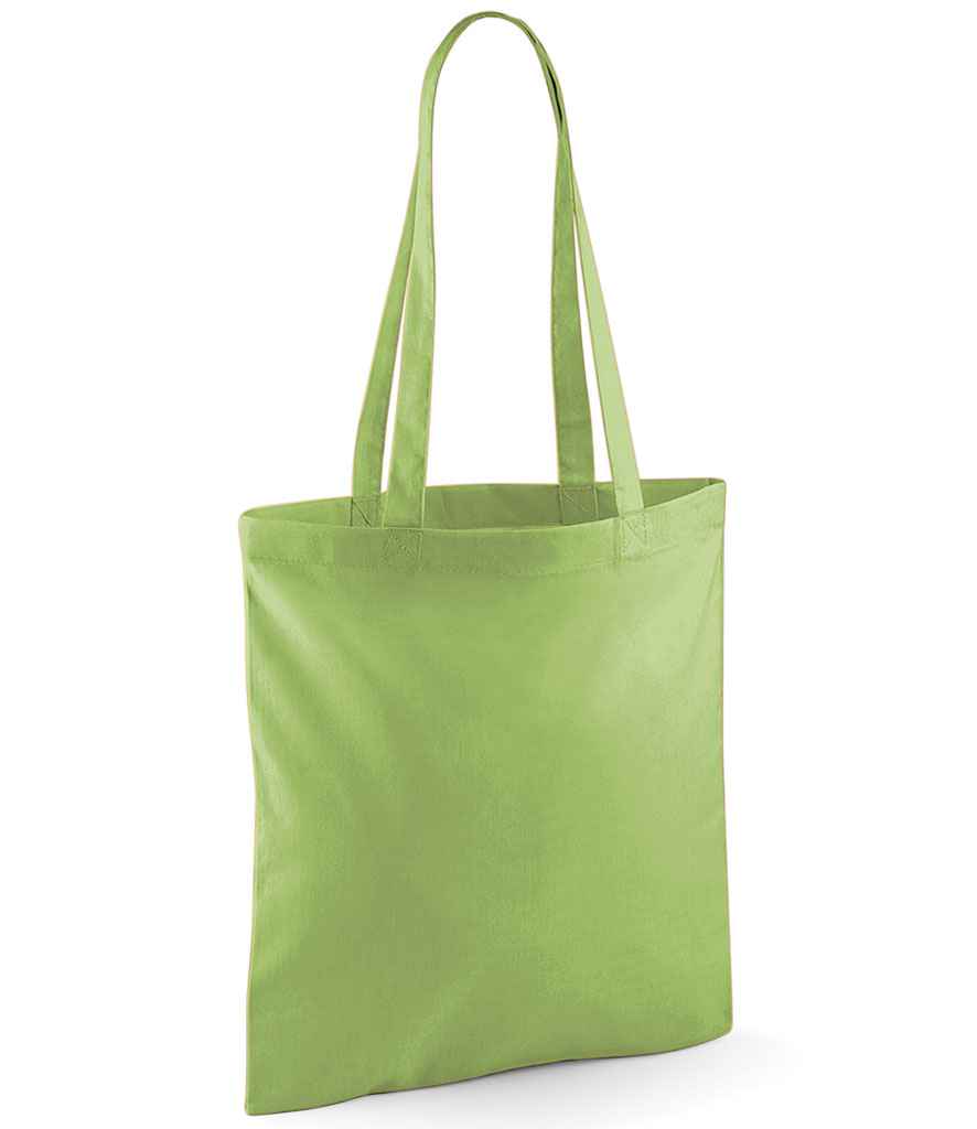 Westford Mill Bag For Life - Long Handles in ONE Kiwi by Westford Mill — Custom branded clothing by Print Press, featuring premium embroidery produced in our specialist print lab in the UK.