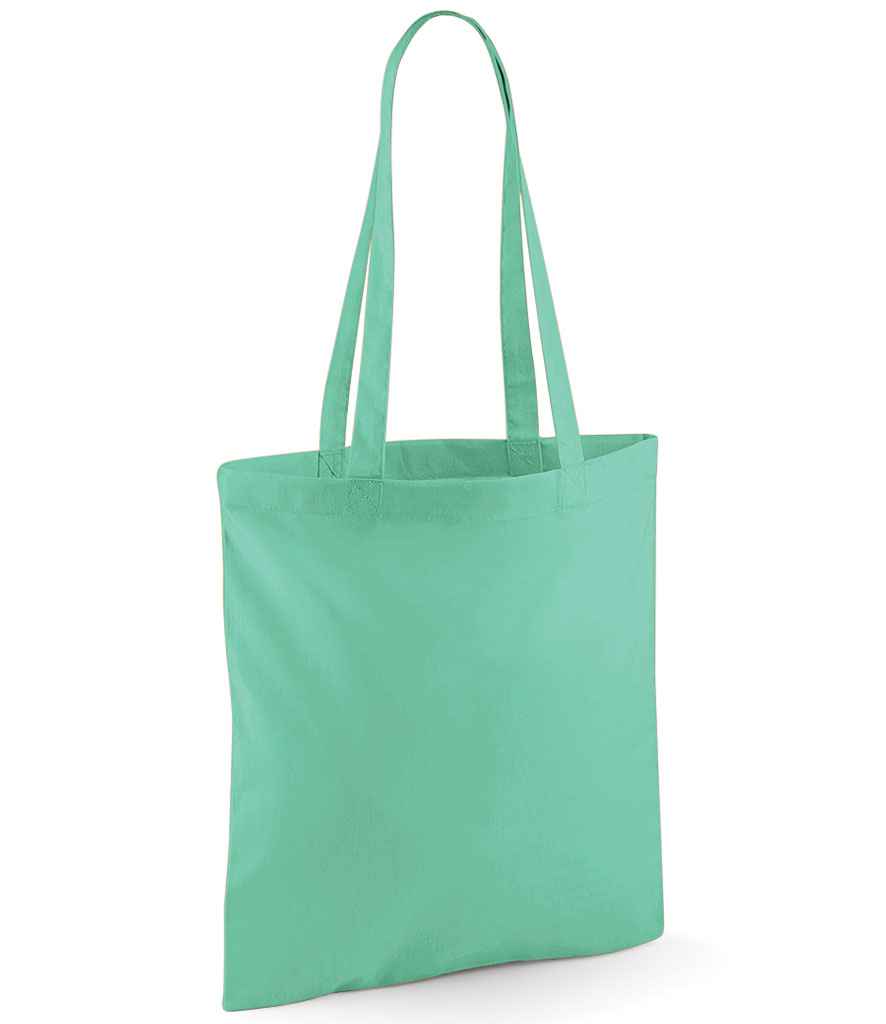 Westford Mill Bag For Life - Long Handles in ONE Mint by Westford Mill — Custom branded clothing by Print Press, featuring premium embroidery produced in our specialist print lab in the UK.