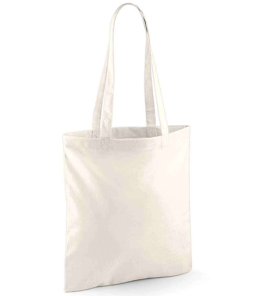Westford Mill Bag For Life - Long Handles in ONE Natural by Westford Mill — Custom branded clothing by Print Press, featuring premium embroidery produced in our specialist print lab in the UK.