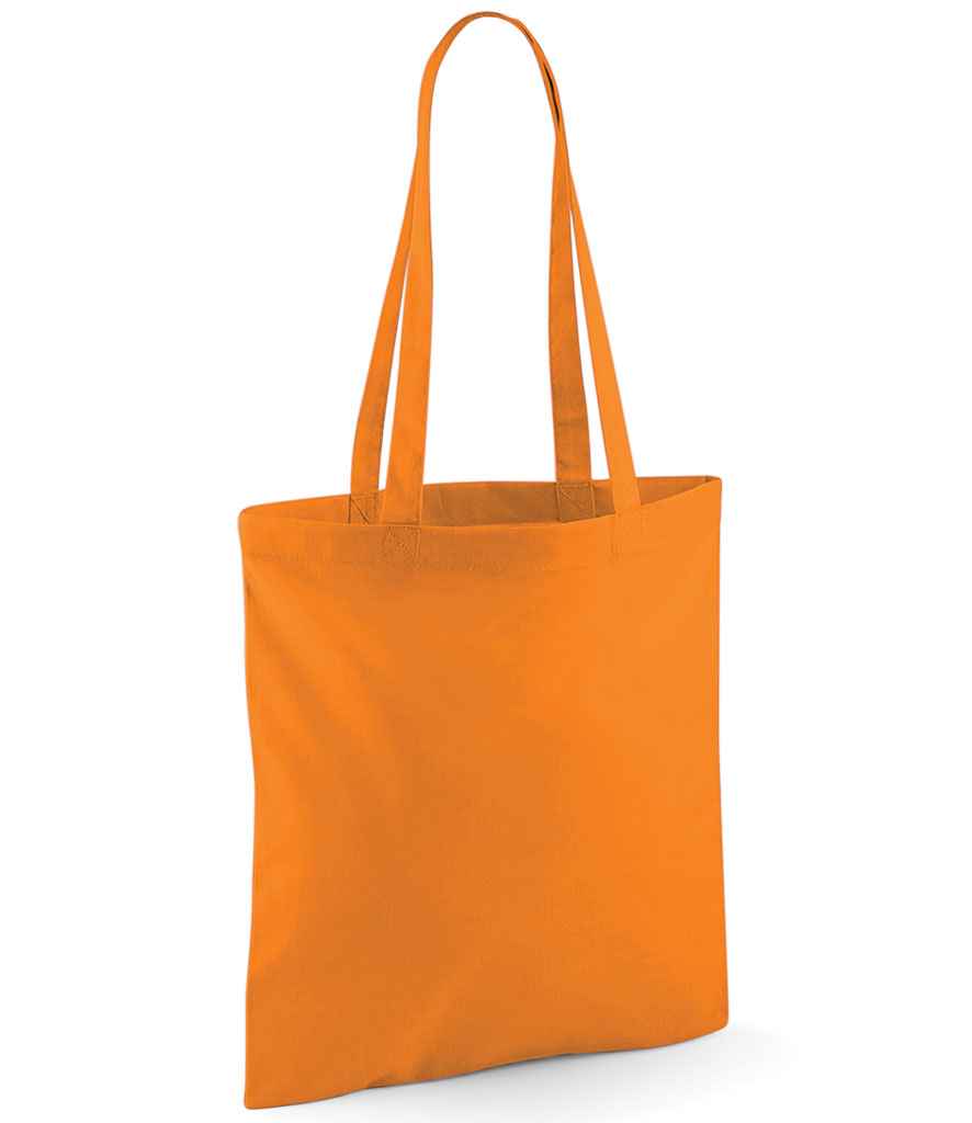Westford Mill Bag For Life - Long Handles in ONE Orange by Westford Mill — Custom branded clothing by Print Press, featuring premium embroidery produced in our specialist print lab in the UK.