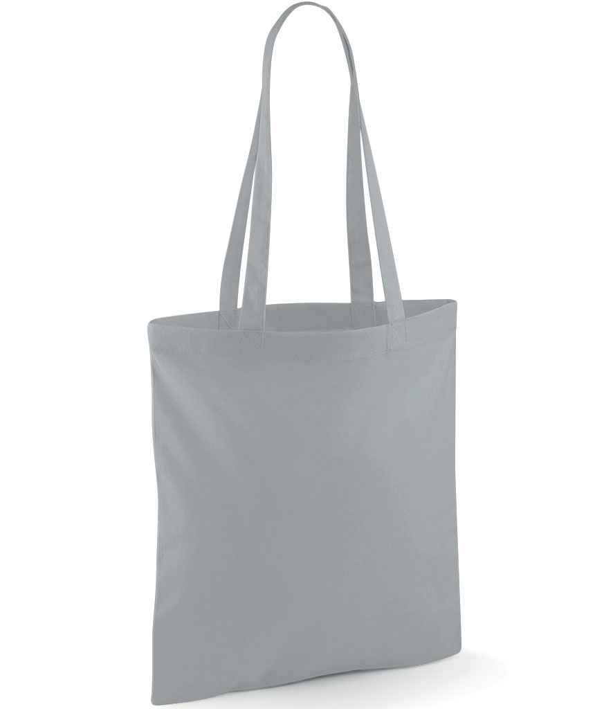 Westford Mill Bag For Life - Long Handles in ONE Pure Grey by Westford Mill — Custom branded clothing by Print Press, featuring premium embroidery produced in our specialist print lab in the UK.