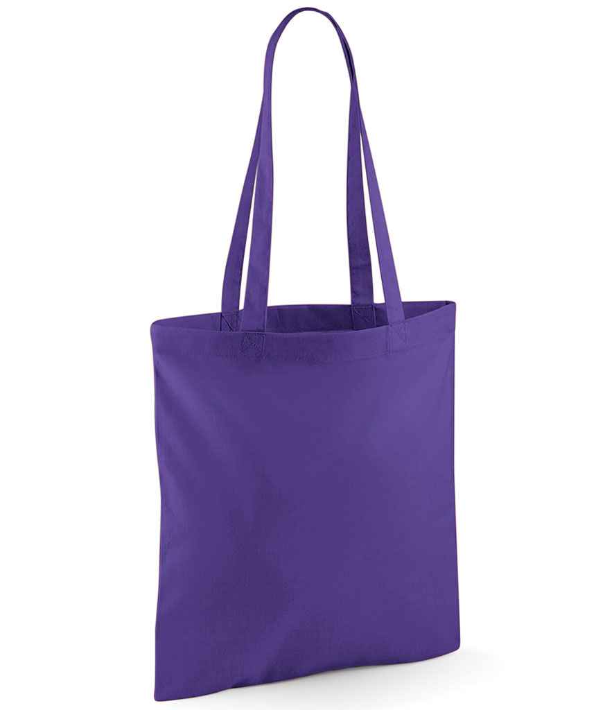 Westford Mill Bag For Life - Long Handles in ONE Purple by Westford Mill — Custom branded clothing by Print Press, featuring premium embroidery produced in our specialist print lab in the UK.
