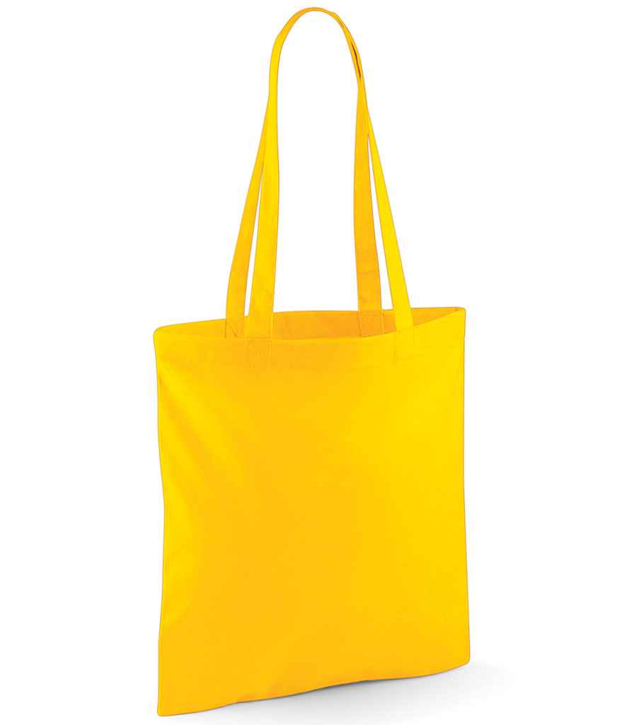 Westford Mill Bag For Life - Long Handles in ONE Sunflower by Westford Mill — Custom branded clothing by Print Press, featuring premium embroidery produced in our specialist print lab in the UK.