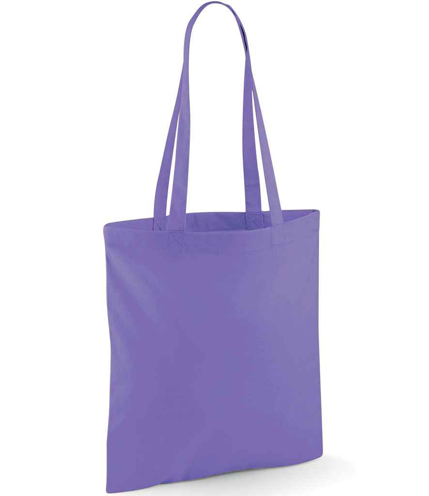 Westford Mill Bag For Life - Long Handles in ONE Violet by Westford Mill — Custom branded clothing by Print Press, featuring premium embroidery produced in our specialist print lab in the UK.