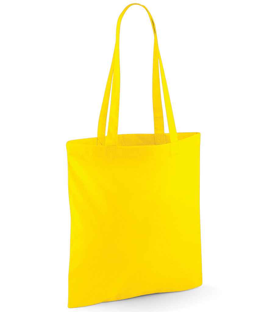 Westford Mill Bag For Life - Long Handles in ONE Yellow by Westford Mill — Custom branded clothing by Print Press, featuring premium embroidery produced in our specialist print lab in the UK.