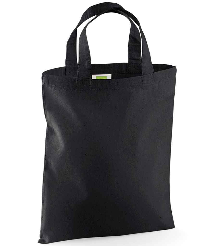 Westford Mill Mini Bag For Life in ONE Black by Westford Mill — Custom branded clothing by Print Press, featuring premium embroidery produced in our specialist print lab in the UK.