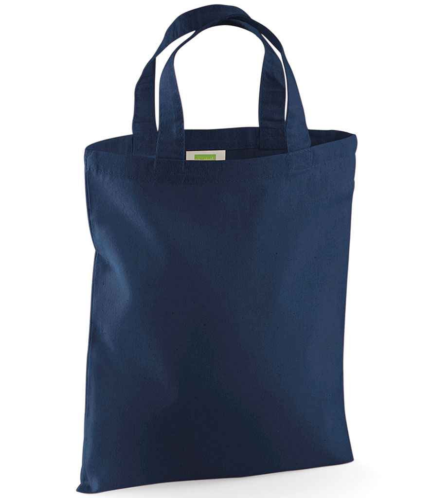 Westford Mill Mini Bag For Life in ONE French Navy by Westford Mill — Custom branded clothing by Print Press, featuring premium embroidery produced in our specialist print lab in the UK.