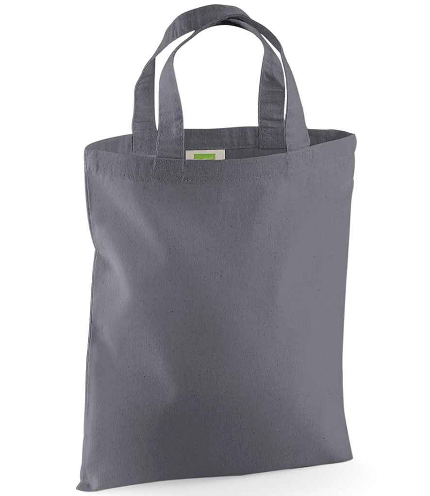 Westford Mill Mini Bag For Life in ONE Graphite Grey by Westford Mill — Custom branded clothing by Print Press, featuring premium embroidery produced in our specialist print lab in the UK.