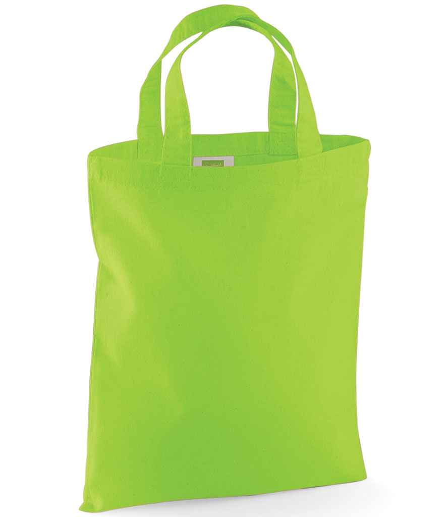 Westford Mill Mini Bag For Life in ONE Lime Green by Westford Mill — Custom branded clothing by Print Press, featuring premium embroidery produced in our specialist print lab in the UK.