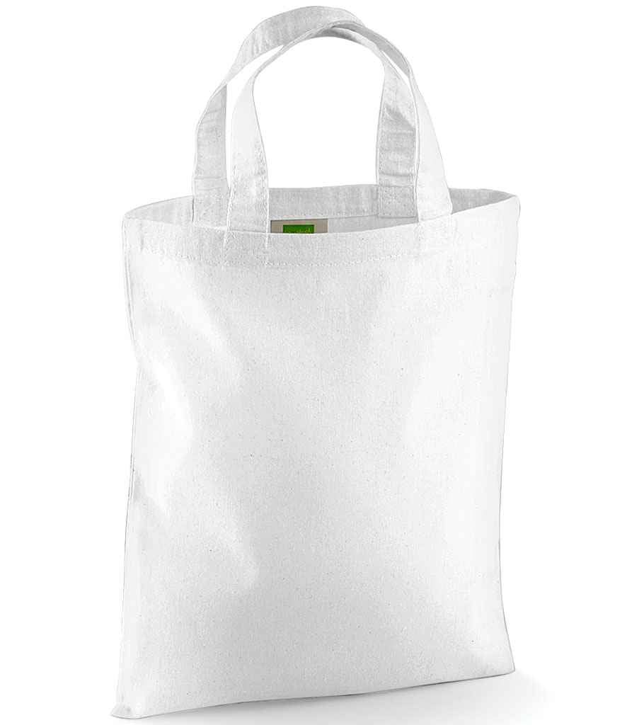 Westford Mill Mini Bag For Life in ONE White by Westford Mill — Custom branded clothing by Print Press, featuring premium embroidery produced in our specialist print lab in the UK.