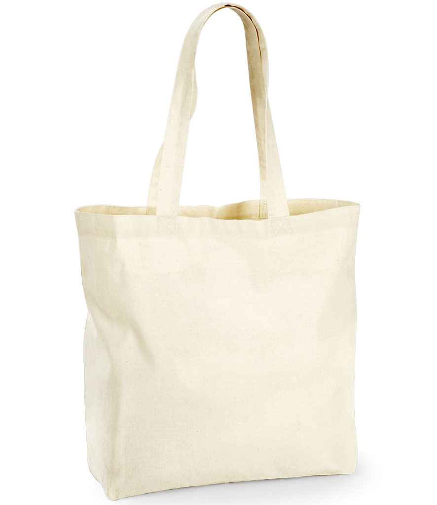 Westford Mill Maxi Bag For Life in ONE Natural by Westford Mill — Custom branded clothing by Print Press, featuring premium embroidery produced in our specialist print lab in the UK.