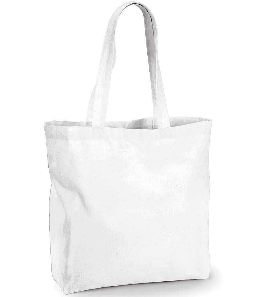 Westford Mill Maxi Bag For Life in ONE White by Westford Mill — Custom branded clothing by Print Press, featuring premium embroidery produced in our specialist print lab in the UK.