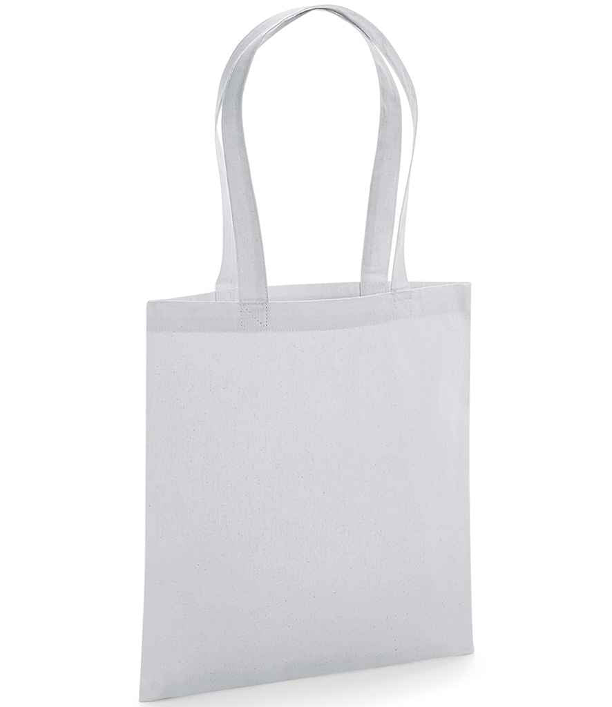 Westford Mill Organic Premium Cotton Tote in ONE Light Grey by Westford Mill — Custom branded clothing by Print Press, featuring premium embroidery produced in our specialist print lab in the UK.