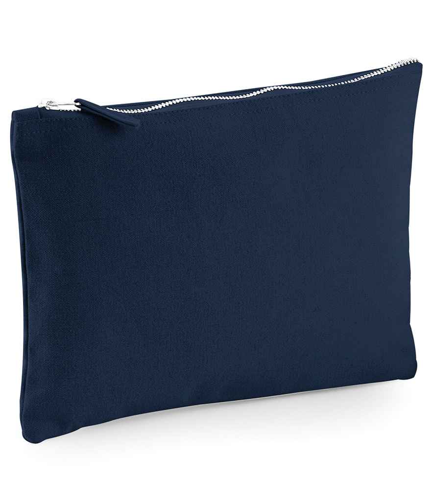 Westford Mill Canvas Accessory Pouch in Navy by Westford Mill — Custom branded clothing by Print Press, featuring premium embroidery produced in our specialist print lab in the UK.