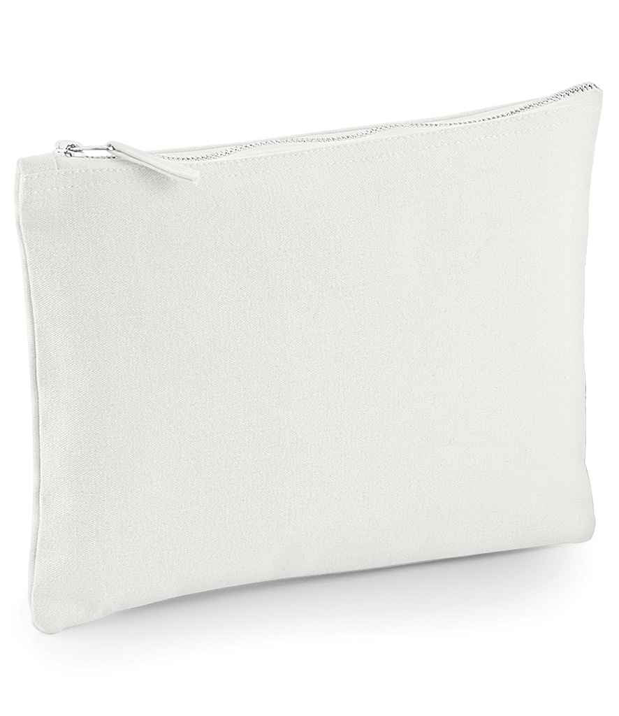 Westford Mill Canvas Accessory Pouch in Off White by Westford Mill — Custom branded clothing by Print Press, featuring premium embroidery produced in our specialist print lab in the UK.