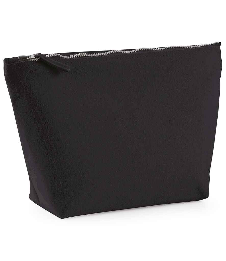 Westford Mill Canvas Accessory Bag in Black by Westford Mill — Custom branded clothing by Print Press, featuring premium embroidery produced in our specialist print lab in the UK.