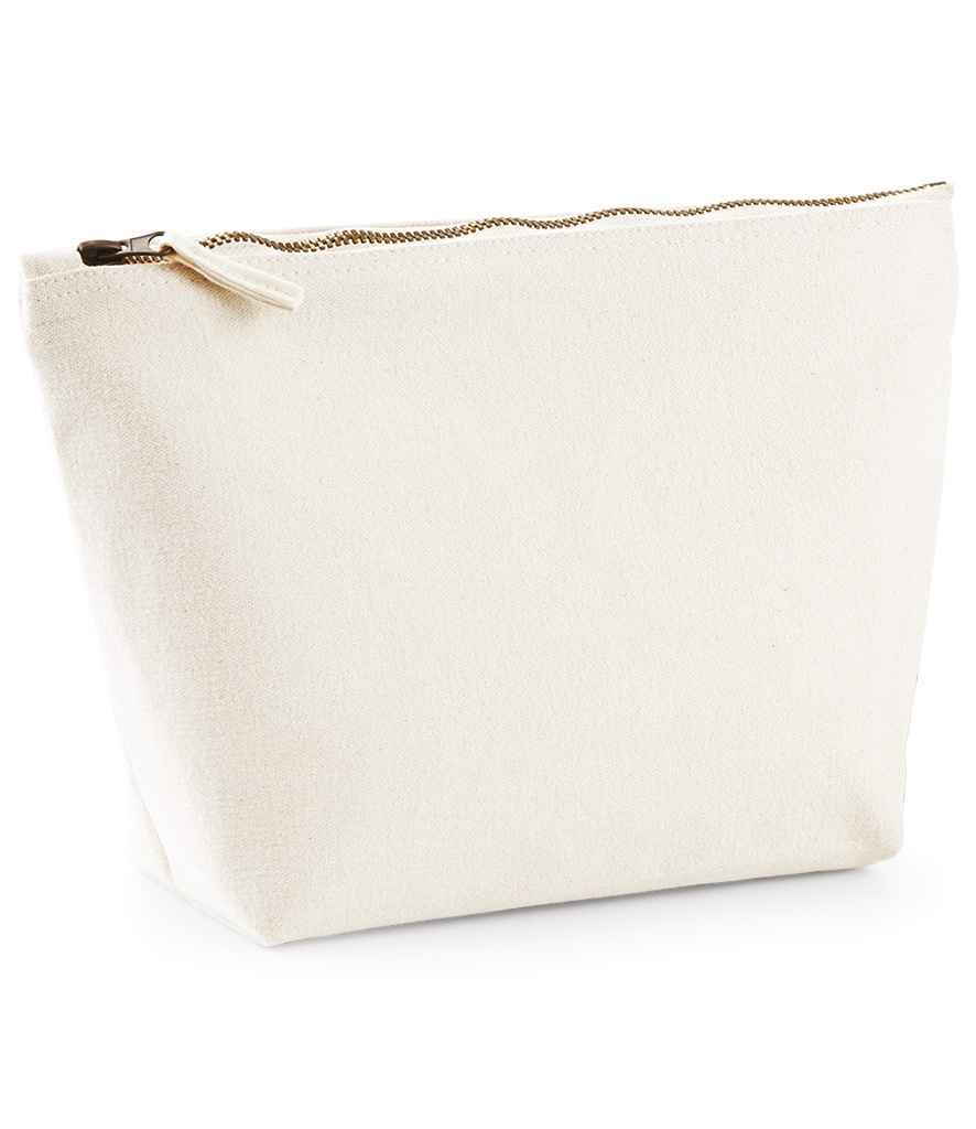 Westford Mill Canvas Accessory Bag in Natural by Westford Mill — Custom branded clothing by Print Press, featuring premium embroidery produced in our specialist print lab in the UK.