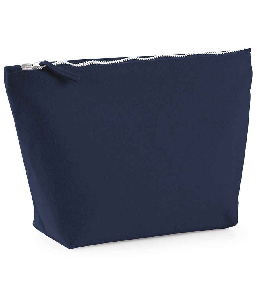 Westford Mill Canvas Accessory Bag in Navy by Westford Mill — Custom branded clothing by Print Press, featuring premium embroidery produced in our specialist print lab in the UK.