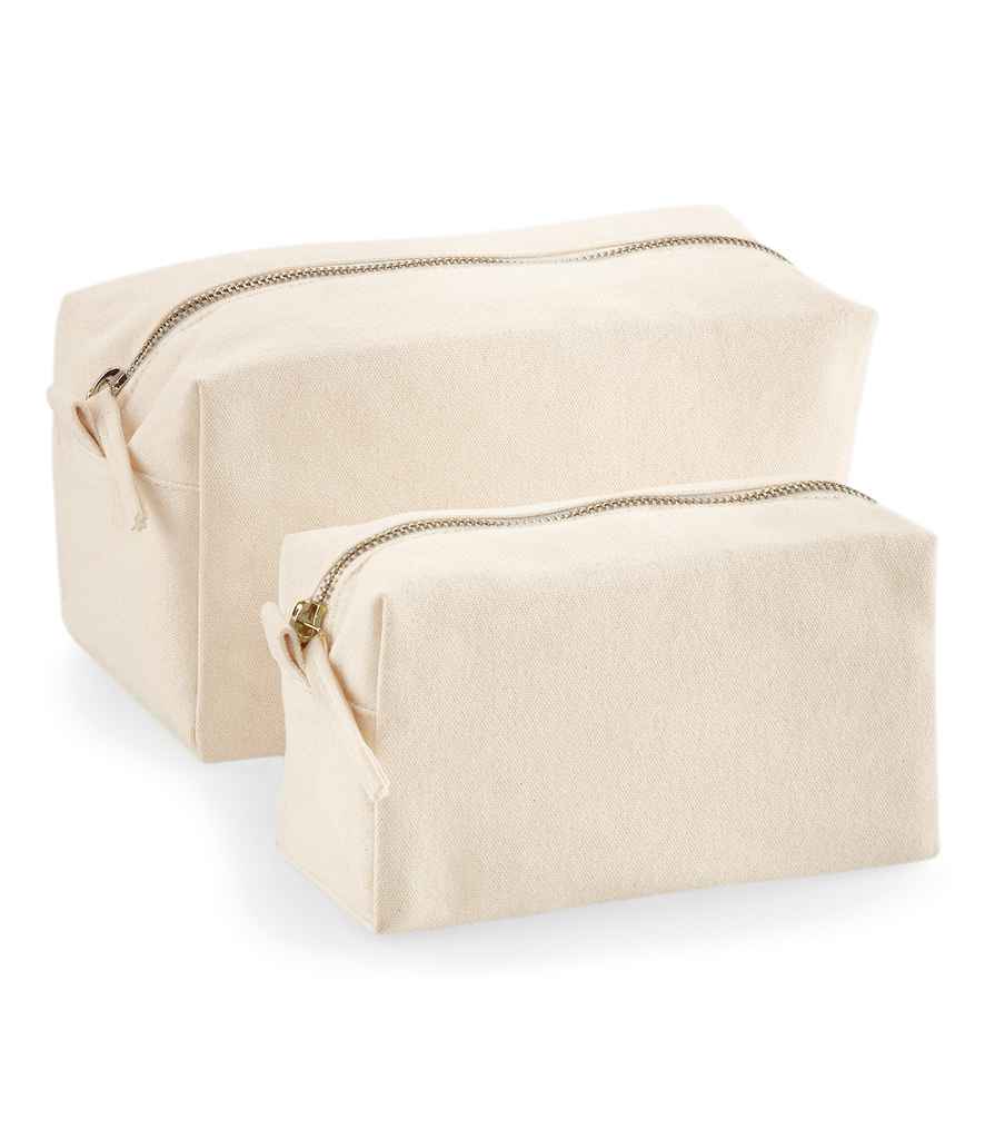 Westford Mill Canvas Accessory Case in Natural by Westford Mill — Custom branded clothing by Print Press, featuring premium embroidery produced in our specialist print lab in the UK.