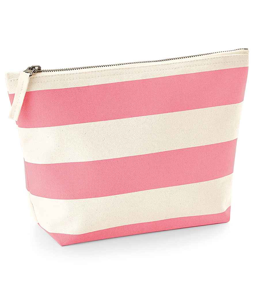 Westford Mill Nautical Accessory Bag in ONE Natural Pink by Westford Mill — Custom branded clothing by Print Press, featuring premium embroidery produced in our specialist print lab in the UK.
