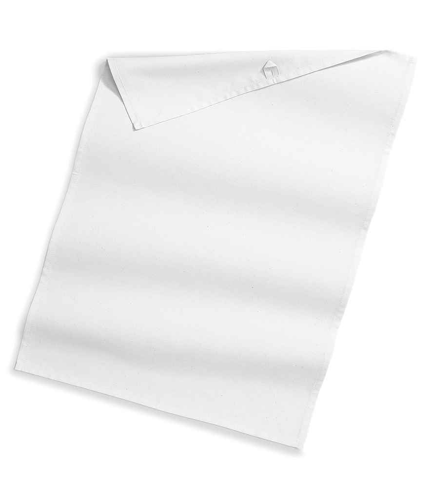 Westford Mill Organic Cotton Tea Towel in ONE White by Westford Mill — Custom branded clothing by Print Press, featuring premium embroidery produced in our specialist print lab in the UK.