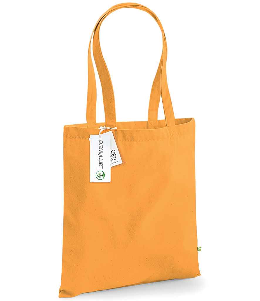 Westford Mill EarthAware Organic Bag For Life in ONE Amber by Westford Mill — Custom branded clothing by Print Press, featuring premium embroidery produced in our specialist print lab in the UK.