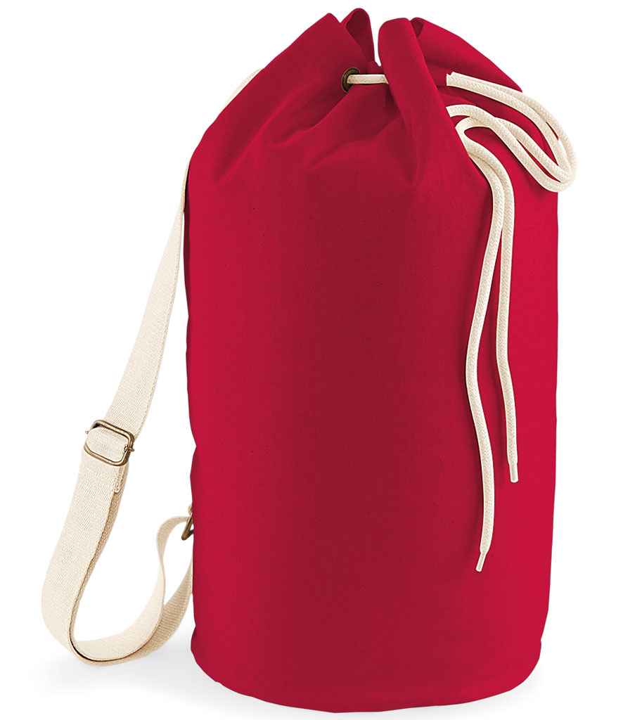 Westford Mill EarthAware Organic Sea Bag in ONE Classic Red by Westford Mill — Custom branded clothing by Print Press, featuring premium embroidery produced in our specialist print lab in the UK.