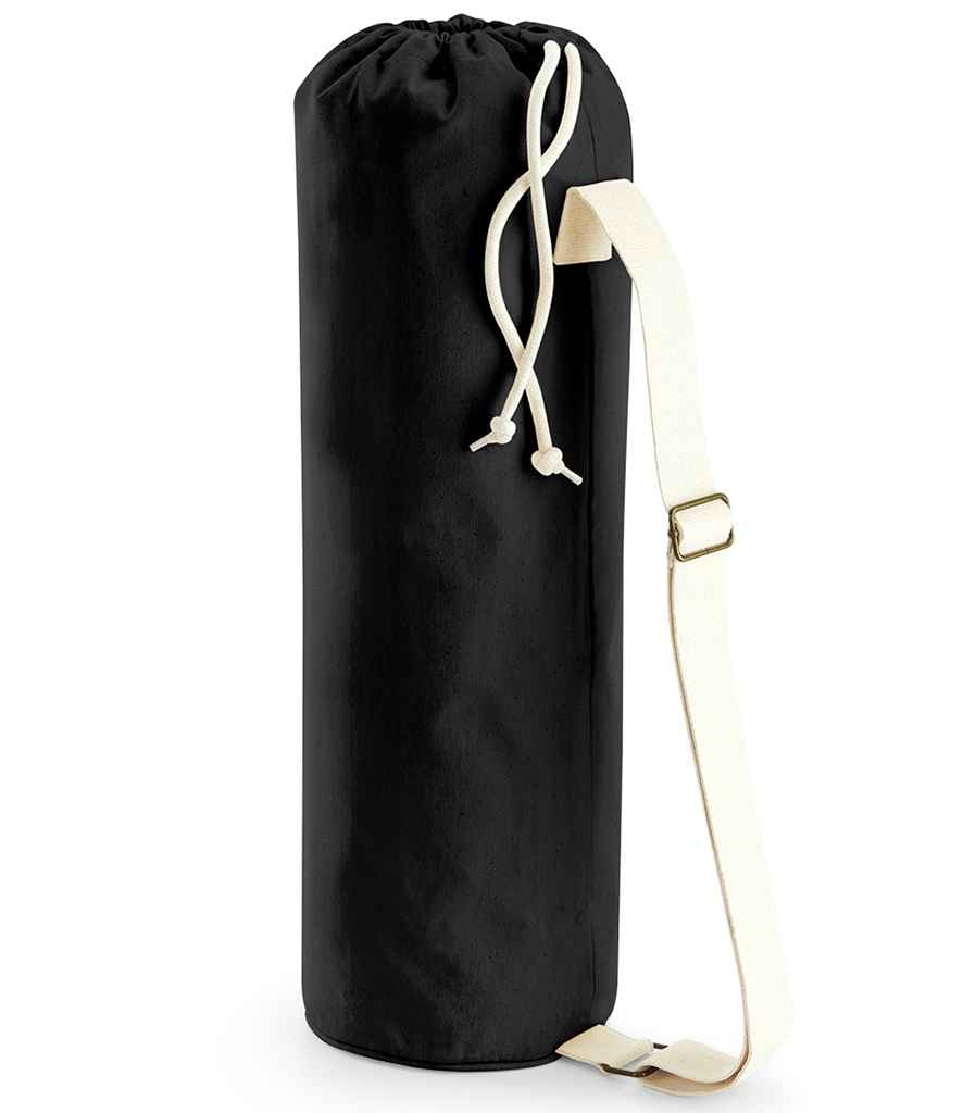 Westford Mill EarthAware Organic Yoga Mat Bag in ONE Black by Westford Mill — Custom branded clothing by Print Press, featuring premium embroidery produced in our specialist print lab in the UK.