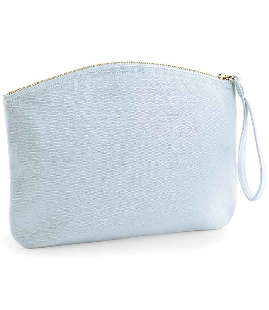 Westford Mill EarthAware Organic Spring Wristlet in Pastel Blue by Westford Mill — Custom branded clothing by Print Press, featuring premium embroidery produced in our specialist print lab in the UK.