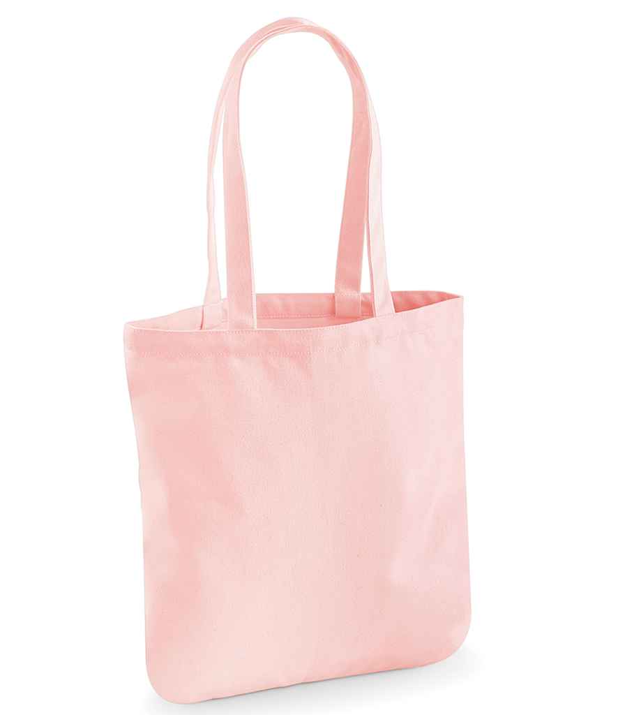 Westford Mill EarthAware Organic Spring Tote in ONE Pastel Pink by Westford Mill — Custom branded clothing by Print Press, featuring premium embroidery produced in our specialist print lab in the UK.