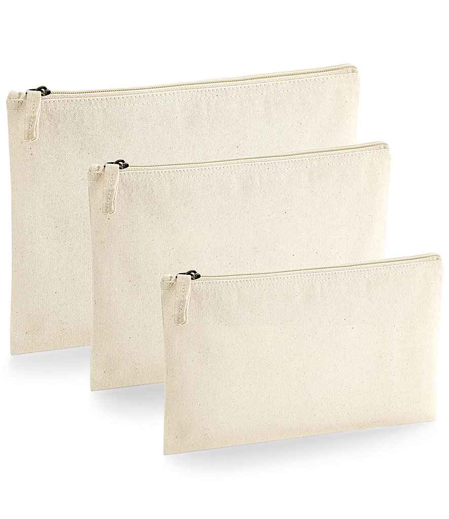 Westford Mill EarthAware Organic Accessory Pouch in by Westford Mill — Custom branded clothing by Print Press, featuring premium embroidery produced in our specialist print lab in the UK.