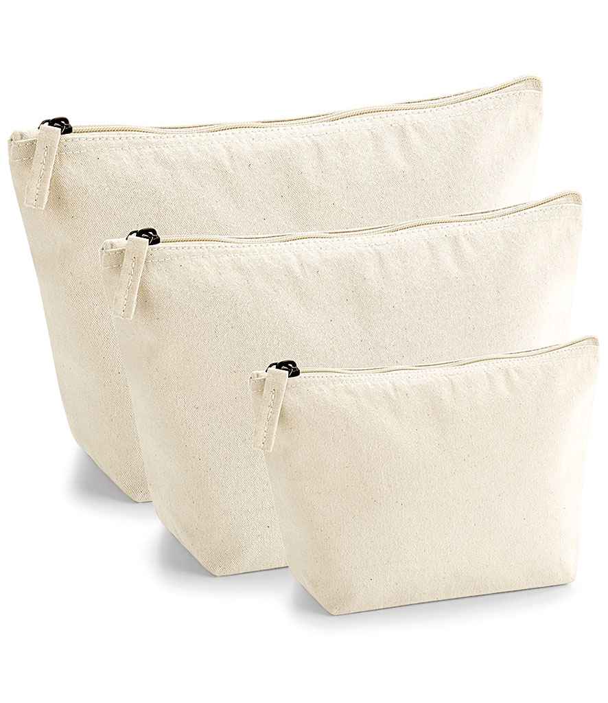 Westford Mill EarthAware Organic Accessory Bag in Natural by Westford Mill — Custom branded clothing by Print Press, featuring premium embroidery produced in our specialist print lab in the UK.