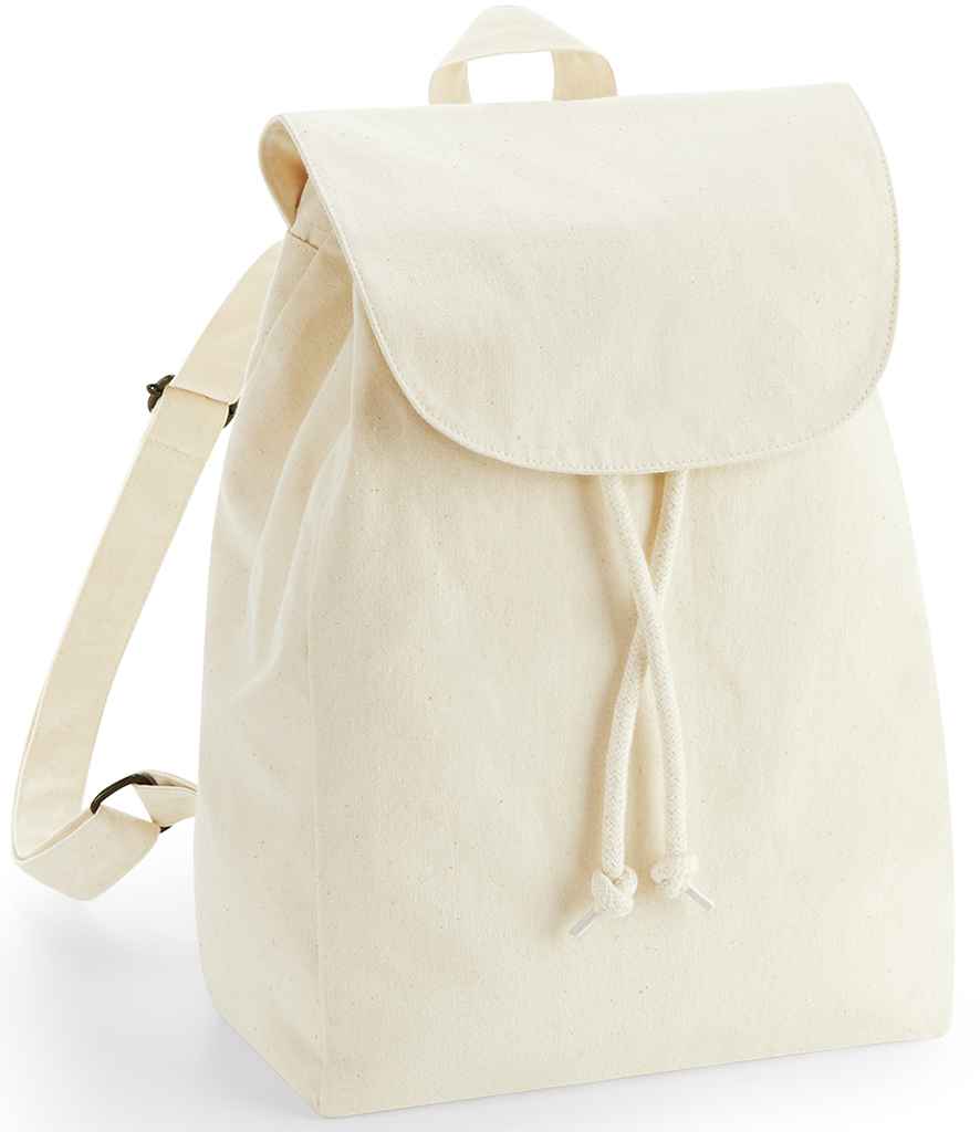 Westford Mill EarthAware Organic Rucksack in ONE Natural by Westford Mill — Custom branded clothing by Print Press, featuring premium embroidery produced in our specialist print lab in the UK.