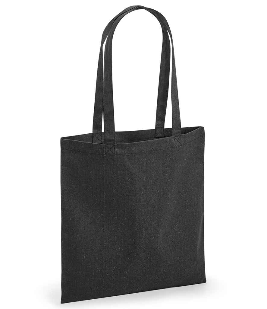 Westford Mill Revive Recycled Tote Bag in ONE Black by Westford Mill — Custom branded clothing by Print Press, featuring premium embroidery produced in our specialist print lab in the UK.