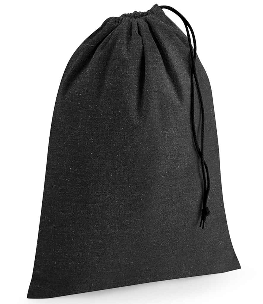 Westford Mill Revive Recycled Stuff Bag in Black by Westford Mill — Custom branded clothing by Print Press, featuring premium embroidery produced in our specialist print lab in the UK.