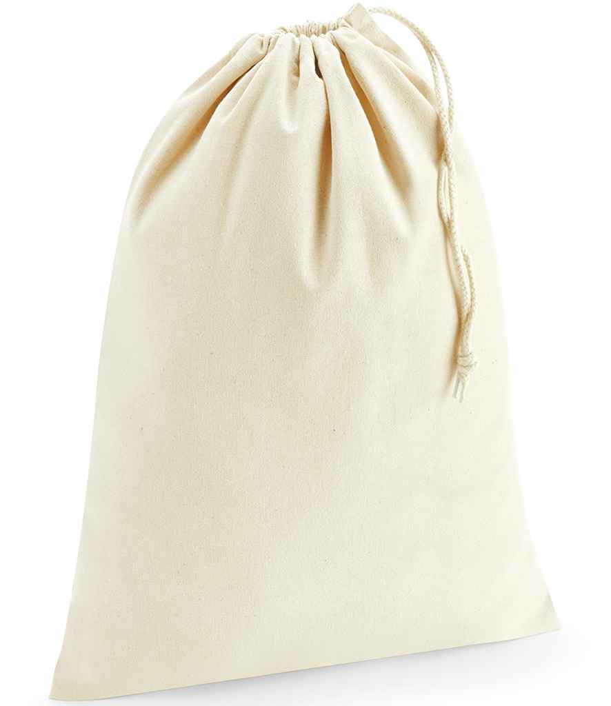 Westford Mill Revive Recycled Stuff Bag in Natural by Westford Mill — Custom branded clothing by Print Press, featuring premium embroidery produced in our specialist print lab in the UK.