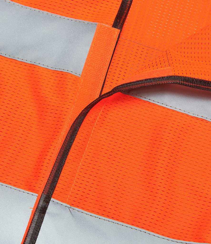 Warrior Hi-Vis Mesh Waistcoat in by Warrior — Custom branded clothing by Print Press, featuring premium embroidery produced in our specialist print lab in the UK.